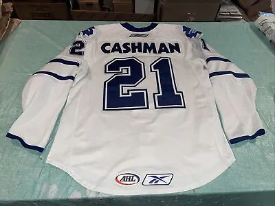 Reid Cashman Toronto Marlies Game Used AHL Pro Authentic Jersey Reebok Leafs 56 • $142