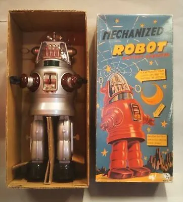 Osaka Tin Toy Mechanized Robot Reprint Edi. Silver OT05S/Box  Battery Operated • $1600