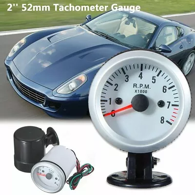 Car Motorcycle Accessories Tachometer Tacho Pointer 000 RPM 12V Petrol Vehicles • $22.47