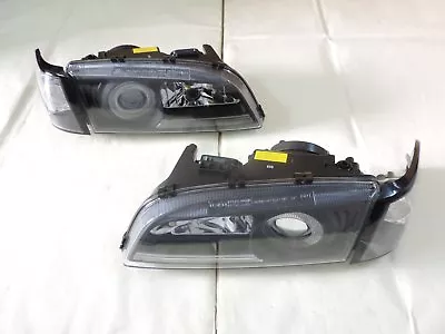 C70 S70~96 97~00-Sedan Projector Glass Headlight & Corner Lamp Black For VOLVO • $441.99