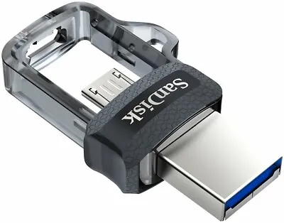 SanDisk 32GB OTG Dual Drive USB 3.0 To M3.0 Micro Flash Drive For Android SDDD3 • $7.50