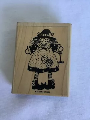 Stampin' Up Scarecrow Witch Stamp 1995 Fall Halloween • $6