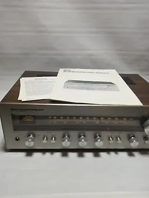 Vintage Stereo Receiver MCS 3207 Wood Grain Vintage Modular Component TESTED • $129