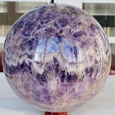 5360g Natural Dream Amethyst Quartz Crystal Sphere Ball Healing • $0.99