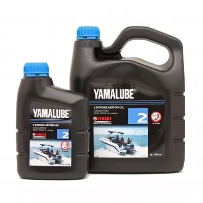 4L Yamalube Yamaha 2 Stroke Marine Engine Oil TCW3 • $69.50