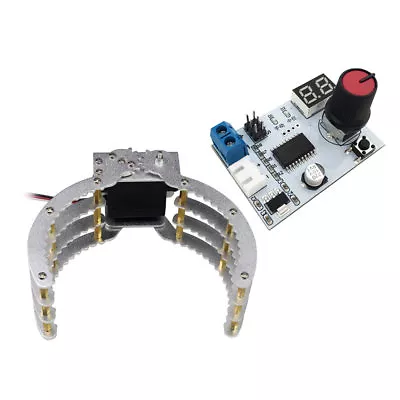 Robot Claw Clamp Holder Gripper Alum-Alloy Arm+Servo &  Tester For Arduino DIY • $36.29