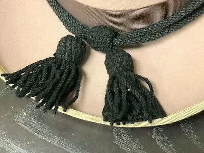 Civil War Era BLACK Wool Hat Cord (Chaplain?) - NEW Rare Reproduction A+ • $11.99