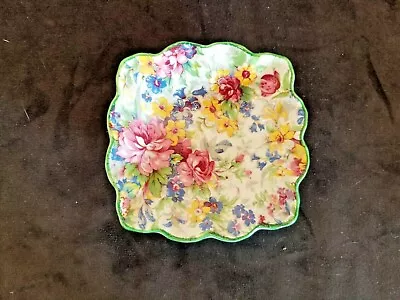 Trinket Dish Mid Winter Burslem Floral Chintz • $20