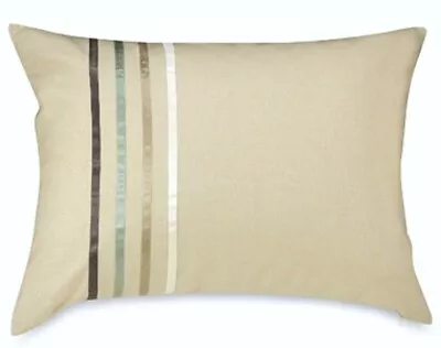 Nicole Miller Signature Honeymoon Suite Standard Sham Khaki Light Brown NEW • $19.95