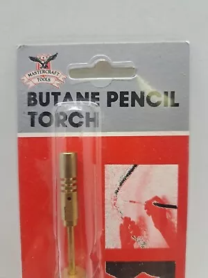 Vintage Mastercraft Tools Butane Torch Pencil New In Box Blue • $11.96