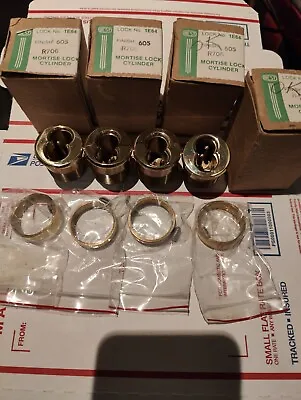 BEST MORTISE LOCK CYLINDER 1E64 Finish 605  R706 Lot Of 4. NO CORES • $25