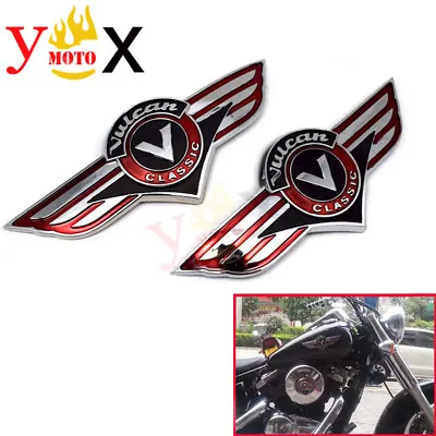 Gas Fuel Emblem Badge Sticker Decal Logo For KAWASAKI Vulcan Classic VN400 VN500 • $17.36