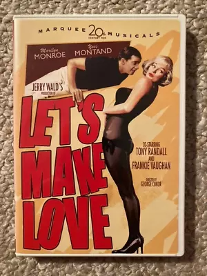 Let's Make Love 1960 Dvd Marilyn Monrow Yves Montand Like New • $9.99