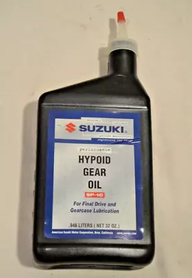 Suzuki Marine Hypoid Gear Oil 99105-50041 Made In The USA • $19.99