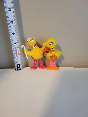 1997 Tyco Sesame Street Big Bird W/ Teddy Bear And W/cane • $9.99