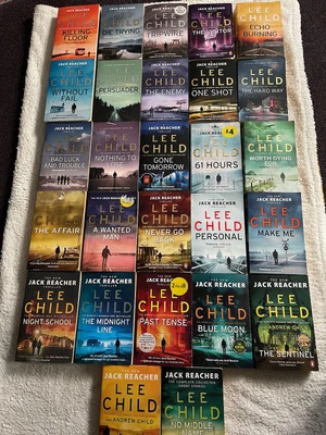 £11.99 • Buy Lee Child Book Bundle X 4 Jack Reacher Free Post Lots Listed