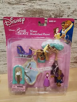 $39 • Buy SEALEDHasbro Disney Princess Beauty And The Beast Winter Wonderland Playset NEW