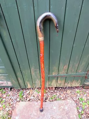 Vintage Stout Horn Handle Scottish Walking Stick • £3.05