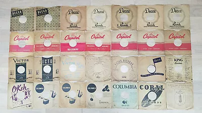 (28) Vintage 10” Paper 78 Rpm Record Sleeves  • $24.95