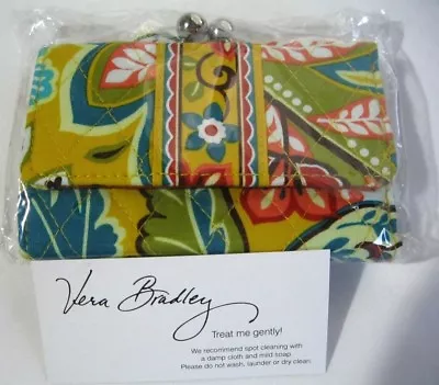 Vera Bradley PROVENCAL SMALL KISSLOCK CLUTCH Wallet For Purse TOTE Backpack  NWT • $59.95