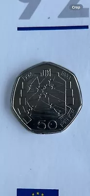 Genuine Bunc 1992 1993 Dual Date 50p Fifty Pence Coin Brilliant Uncirculated • £45