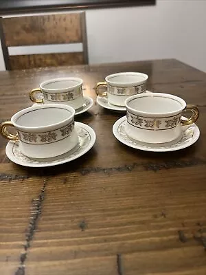 Vintage Set Of 4 Demitasse Cup And Saucers • $15