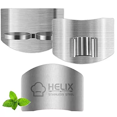 3 Pack Finger Guards For Cutting Kitchen Tool Stainless Steel Finger Guard Fi... • $10.82