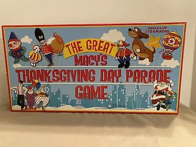 The Great Macy’s Thanksgiving Day Parade Board Game (2003) Complete • $19.99