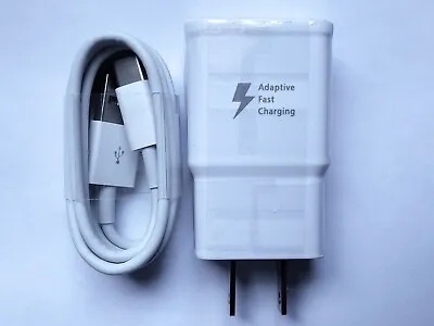 $6.25 • Buy Adaptive Fast Charging Type C Cable + Wall Charger Adapter USB-C Cord 9V 1.67A