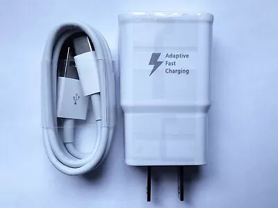 Adaptive Fast Charging Type C Cable + Wall Charger Adapter USB-C Cord 9V 1.67A • $6.29