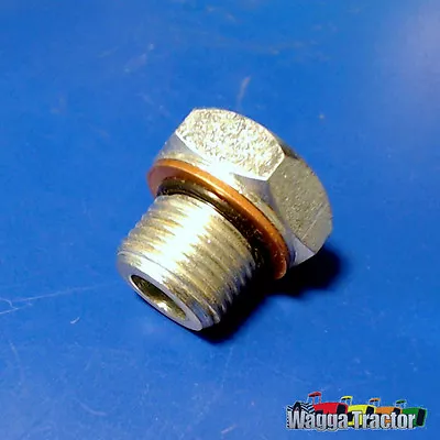 SPL6801 Sump Drain Plug Massey Ferguson 35 135 Tractor 3 Cyl Diesel & MF 65 165 • $23