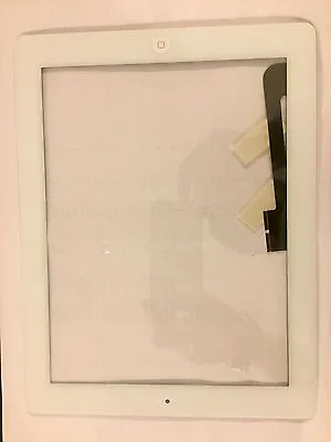 IPAD3 X 2 WHITE REPLACEMENT LCD SCREEN TOUCH DIGITIZER GLASS Home Button • £18.40