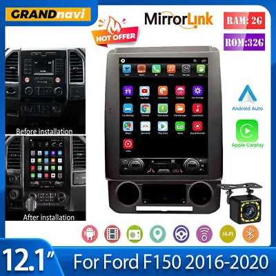 12.1  For Ford F150 2016-2020 Android Car Stereo Radio GPS Carplay Tesla Style • $433.99