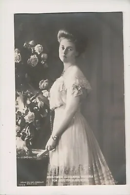 Vintage RP Postcard Alexandra Victoria Princess August Wilhelm Of Prussia  • $8.99
