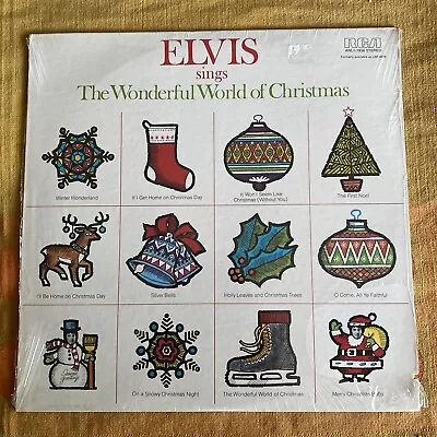 Elvis Presley Sings The Wonderful World Of Christmas US Vinyl Still Sealed • $13