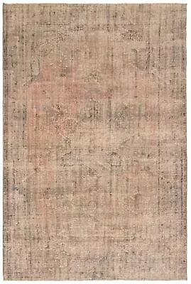 Traditional Vintage Hand-Knotted Carpet 6'9  X 10'6  Wool Area Rug • $800
