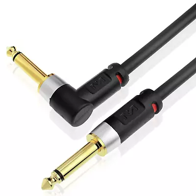 Mediabridge™ Ultra Series Right Angle Guitar Instrument Cable (6 Feet) - 1/4 In • $14.45