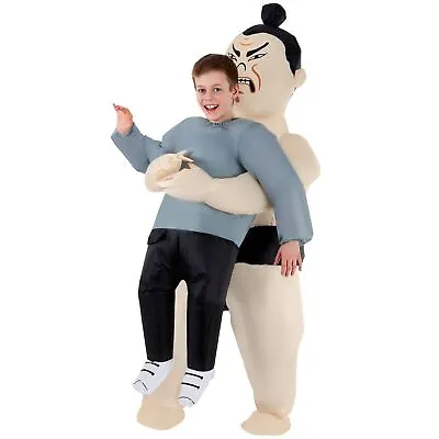 £34.99 • Buy Kids Sumo Wrestler Pick Me Up Inflatable Costume Boys Halloween Fancy Dress