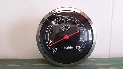 Dolphin 5  Black Tachometer • $85