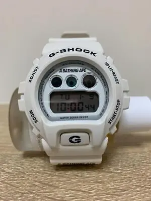 A BATHING APE X CASIO G-SHOCK Men’s Watch Digital Round White • $266.64