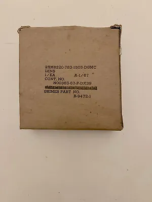 NOS Vintage Grimes Light Lens PN B-9472-1 3 5/8  Diameter • $12.50