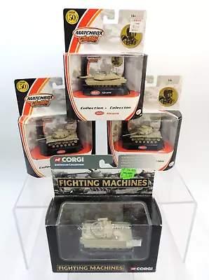 Lot (4) Diecast 1:64 Tanks Bradley Abrams...Corgi Matchbox Collectibles • $19.99