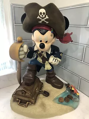 Rare Disney Big Fig Pirate Mickey Statue By Costa Alavezos 20  • $700