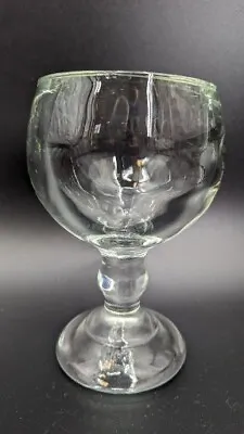 Vintage Clear Glass Goblet. Schooner Beer Glass • $14.99