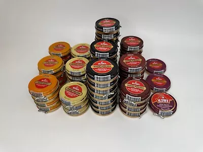 Large Lot 62 Kiwi Shoe Polish Tins NOS Black Tan Brown Cordovan All Colors • $95