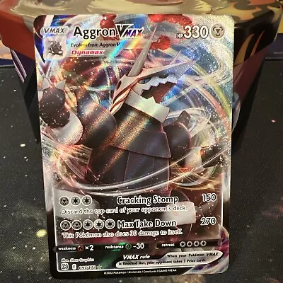 Pokémon TCG Aggron VMAX Sword & Shield: Brilliant Stars 097/172 Holo Ultra Rare • $2.55