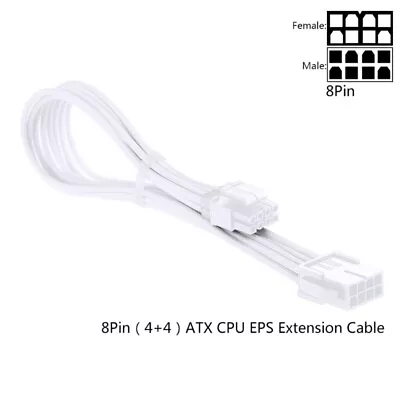 24-pin A TX/EPS/8-pin PCI-E GPU/8pin CPU/6-pin PCIE/4-Pin CPU Cable With Combs • £5.23