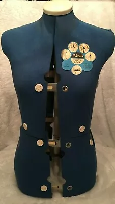 $199.99 • Buy Vintage Venus Turn & Lock Professional Female Dressmaking Form Made In England 
