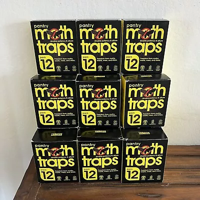 24 Pantry Moth Traps Safe Effective Food And Cupboard Glue Traps 2 BOXES OF 12 • $24.99