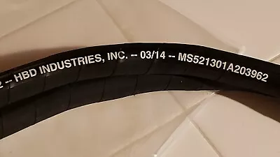 Military Grade NOS Reinforced Coolant Hose ZZ-H-428  8' L  5/8  ID 1-1/16  OD • $24.78